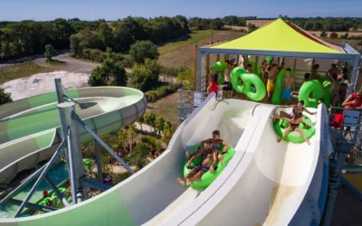 How does a waterslide work?